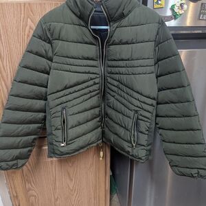 Green Puffer Jacket